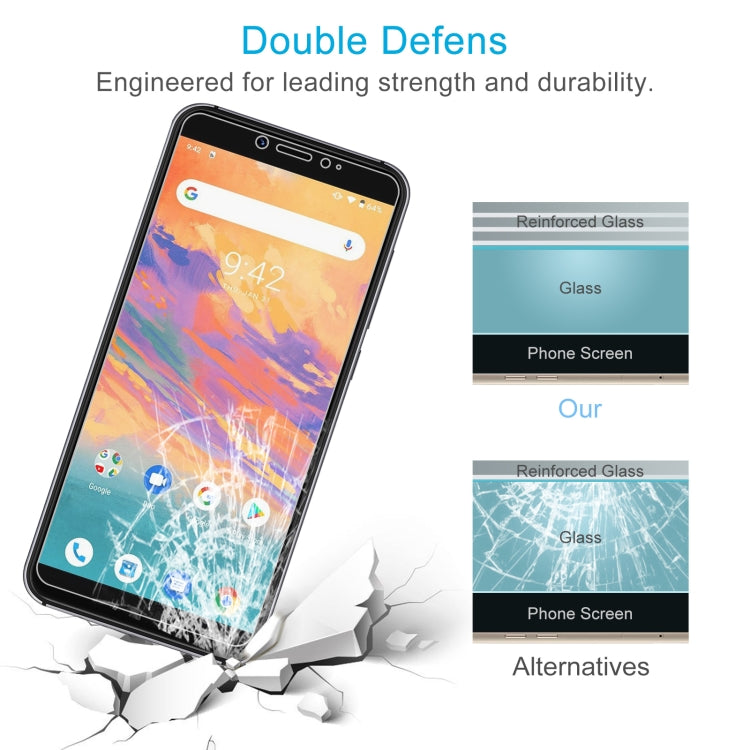 0.26mm 9H 2.5D Tempered Glass Film For Umidigi A3S