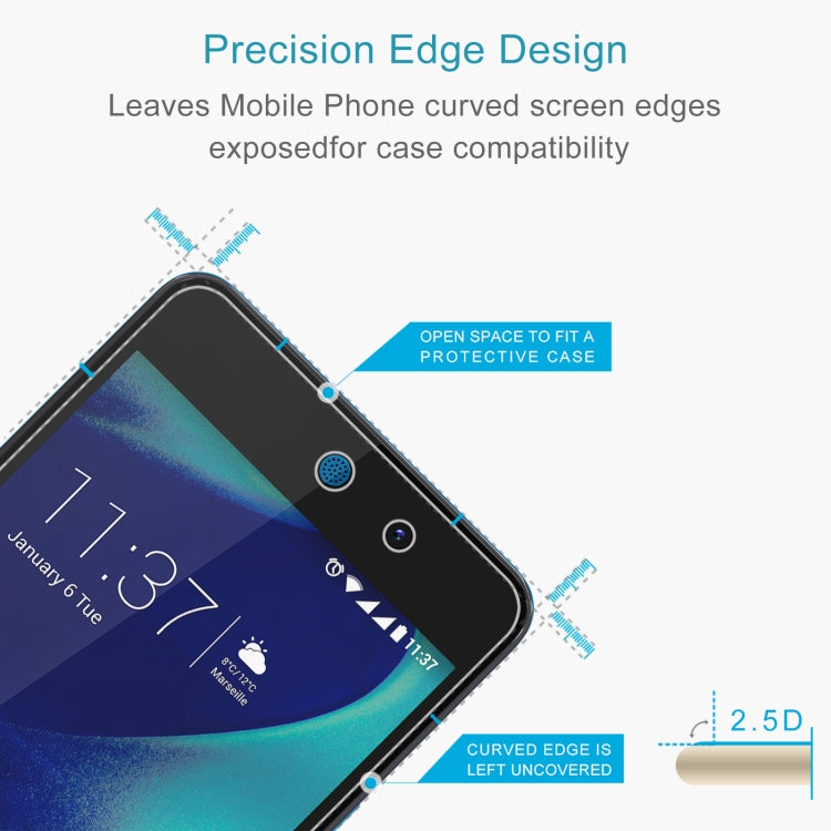 0.26mm 9H 2.5D Tempered Glass Film For Wiko Rainbow up 4G