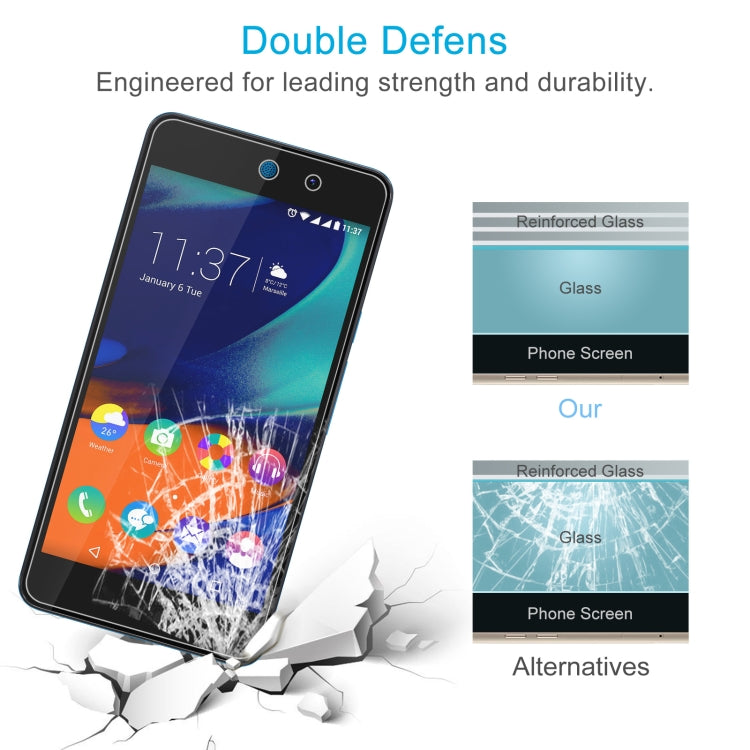 0.26mm 9H 2.5D Tempered Glass Film For Wiko Rainbow up 4G