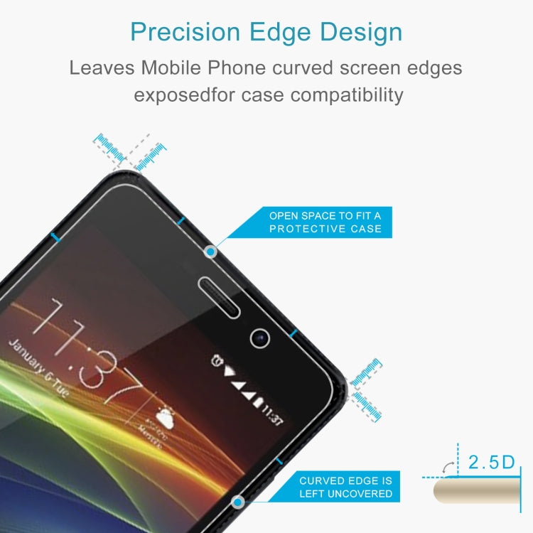 0.26mm 9H 2.5D Tempered Glass Film For Wiko Slide2