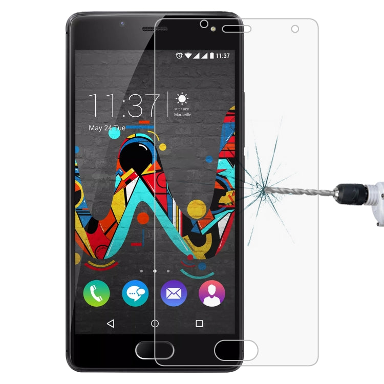 0.26mm 9H 2.5D Tempered Glass Film For Wiko Ufeel