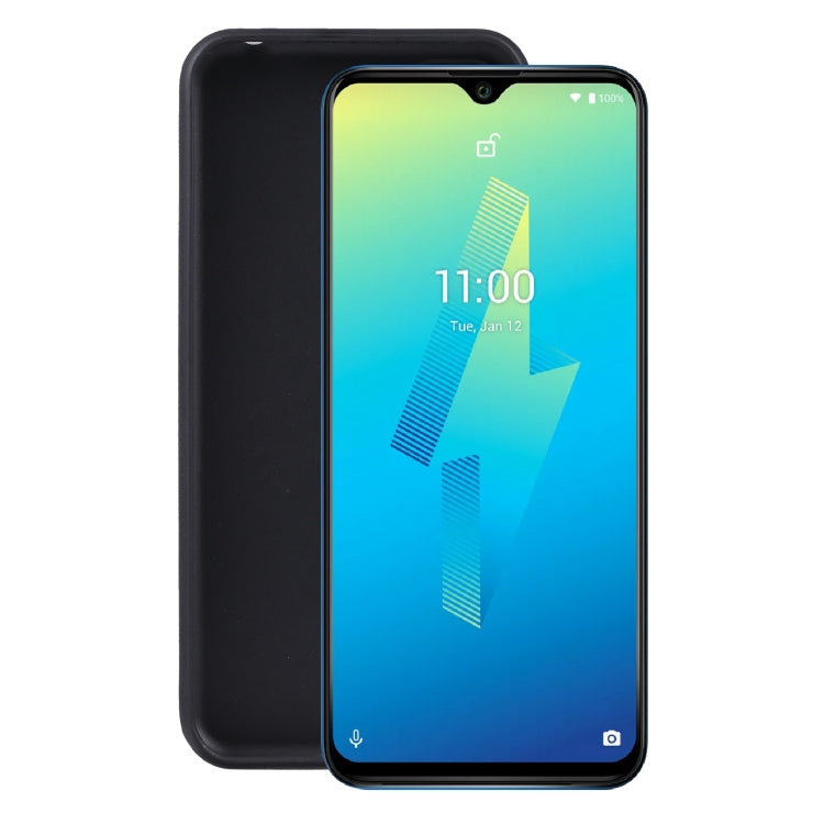 TPU Phone Case For Wiko Power U10(Frosted Black)