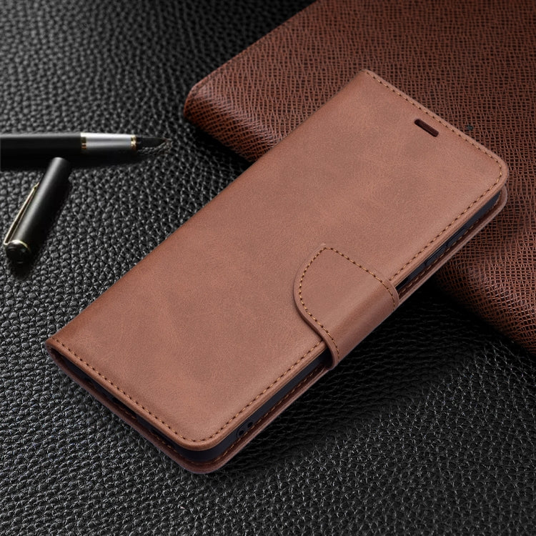 For Samsung Galaxy A13 5G Retro Lambskin Texture Pure Color Horizontal Flip Leather Phone Case with Holder & Card Slots & Wallet & Lanyard