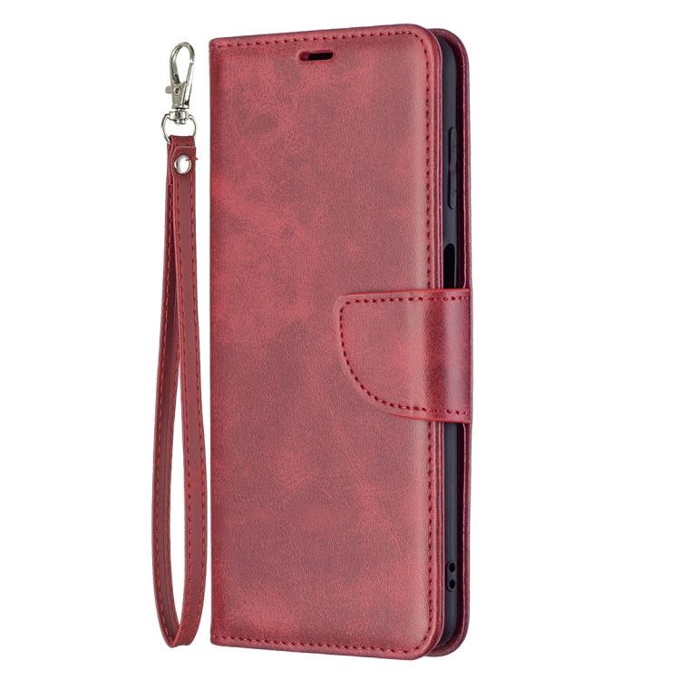 For Samsung Galaxy M52 5G Retro Lambskin Texture Pure Color Horizontal Flip Leather Phone Case with Holder & Card Slots & Wallet & Lanyard