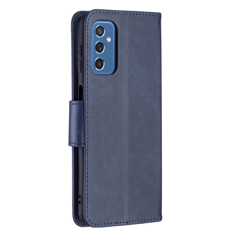 For Samsung Galaxy M52 5G Retro Lambskin Texture Pure Color Horizontal Flip Leather Phone Case with Holder & Card Slots & Wallet & Lanyard
