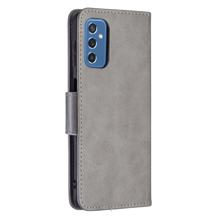 For Samsung Galaxy M52 5G Retro Lambskin Texture Pure Color Horizontal Flip Leather Phone Case with Holder & Card Slots & Wallet & Lanyard