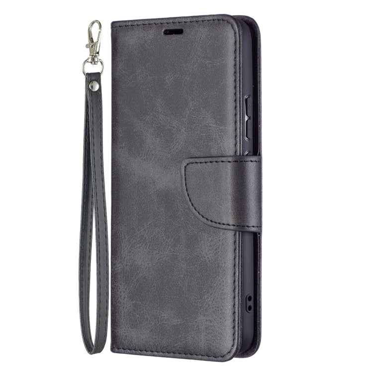 For Samsung Galaxy S22+ 5G Retro Lambskin Texture Pure Color Horizontal Flip Leather Phone Case with Holder & Card Slots & Wallet & Lanyard