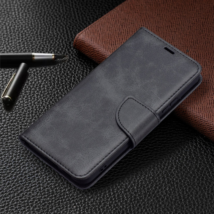 For Samsung Galaxy S22+ 5G Retro Lambskin Texture Pure Color Horizontal Flip Leather Phone Case with Holder & Card Slots & Wallet & Lanyard