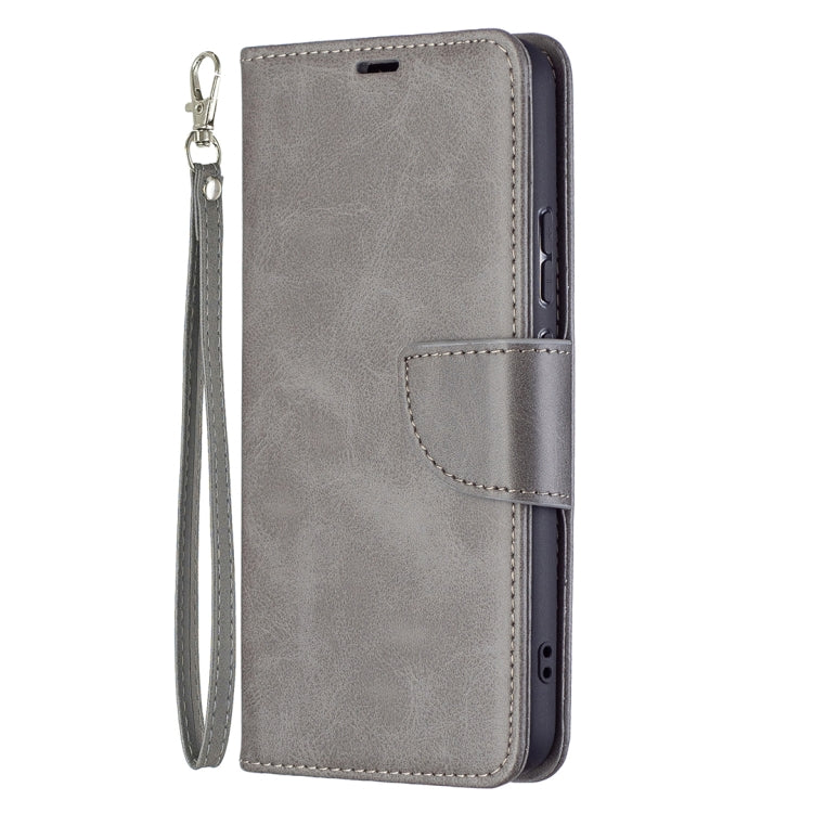 For Samsung Galaxy S22+ 5G Retro Lambskin Texture Pure Color Horizontal Flip Leather Phone Case with Holder & Card Slots & Wallet & Lanyard