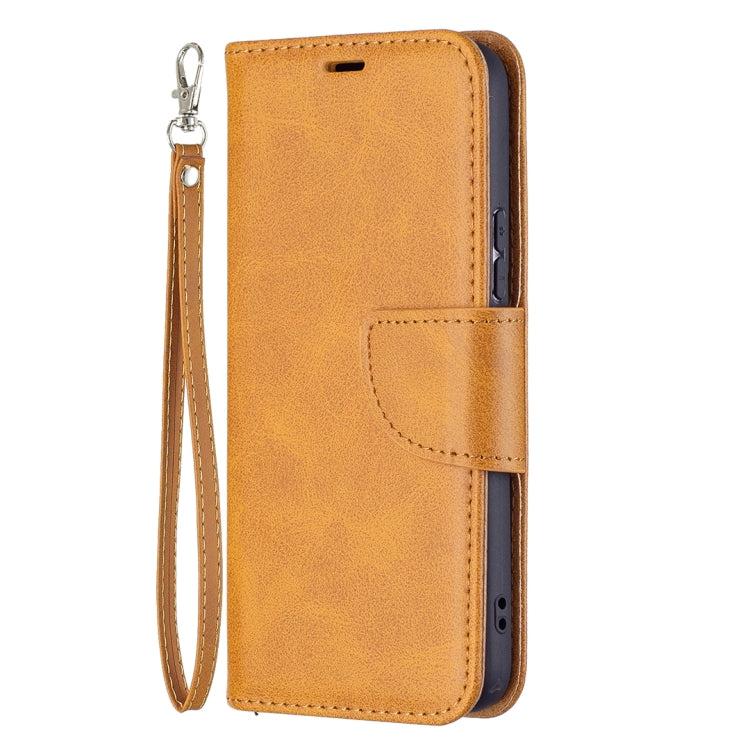 For Samsung Galaxy S22 5G Retro Lambskin Texture Pure Color Horizontal Flip Leather Phone Case with Holder & Card Slots & Wallet & Lanyard