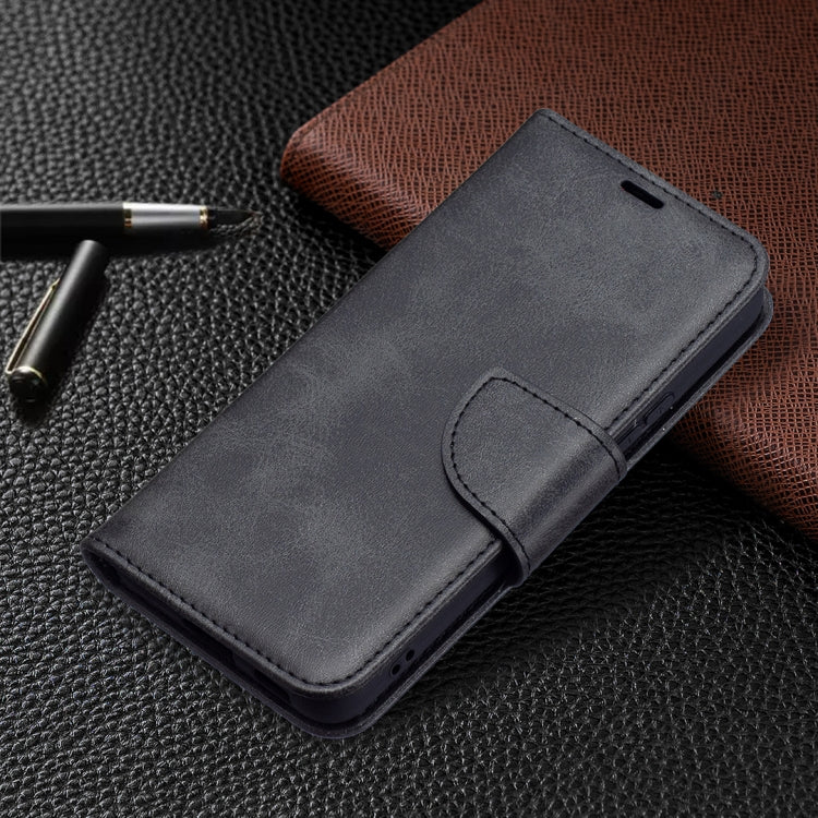 For Samsung Galaxy S22 5G Retro Lambskin Texture Pure Color Horizontal Flip Leather Phone Case with Holder & Card Slots & Wallet & Lanyard