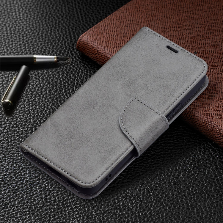 For Samsung Galaxy S22 5G Retro Lambskin Texture Pure Color Horizontal Flip Leather Phone Case with Holder & Card Slots & Wallet & Lanyard