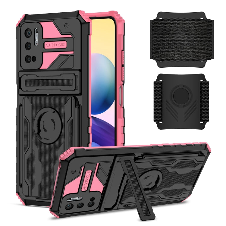 For Xiaomi Redmi Note 10 5G Armor Wristband Phone Case