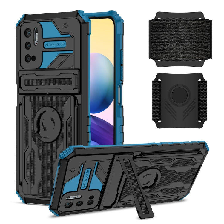 For Xiaomi Redmi Note 10 5G Armor Wristband Phone Case