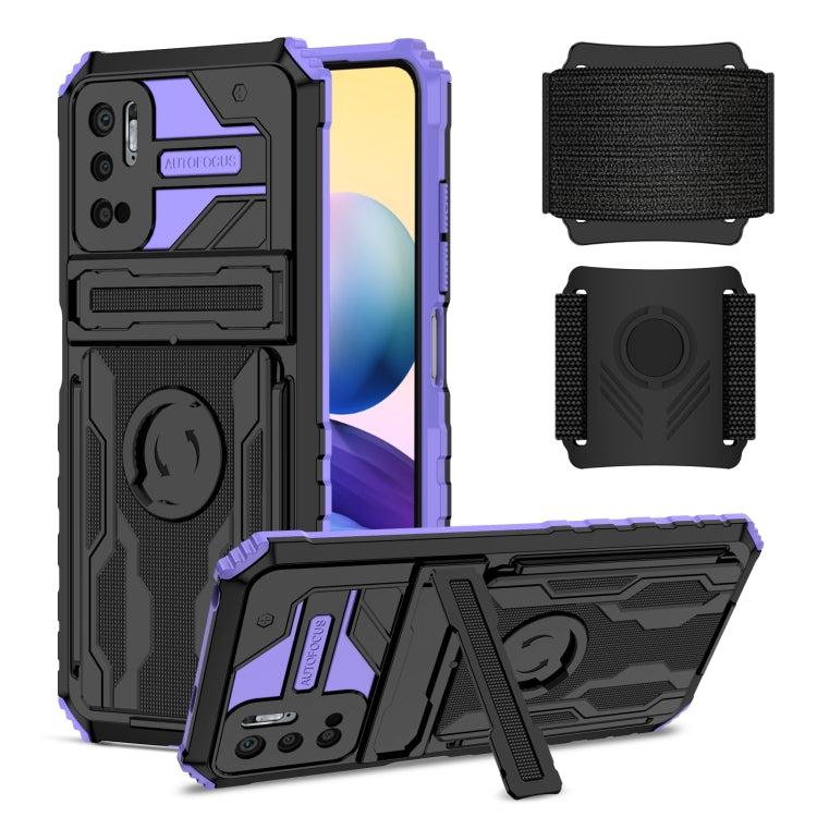 For Xiaomi Redmi Note 10 5G Armor Wristband Phone Case