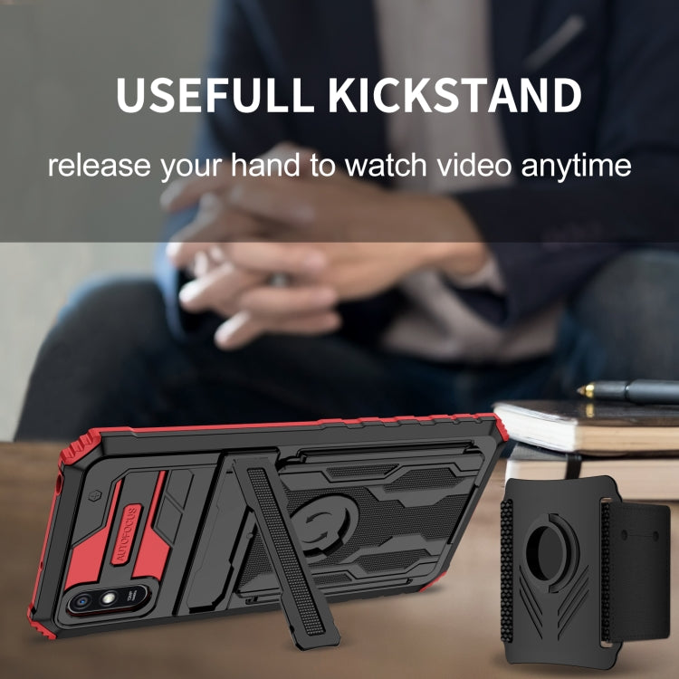 For Xiaomi Redmi 9A Armor Wristband Phone Case