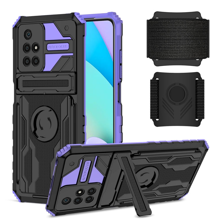 For Xiaomi Redmi 10 Armor Wristband Phone Case