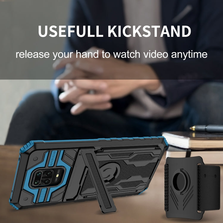 For Xiaomi Redmi Note 9S Armor Wristband Phone Case