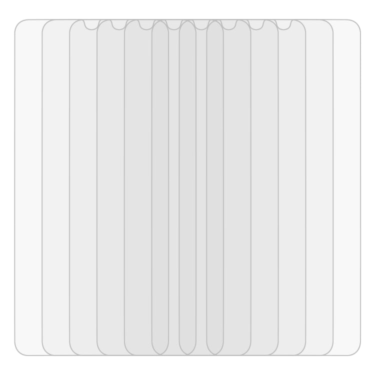 10 PCS 0.26mm 9H 2.5D Tempered Glass Film For TCL 10 Pro