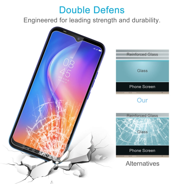 10 PCS 0.26mm 9H 2.5D Tempered Glass Film For Tecno Spark 4 Lite