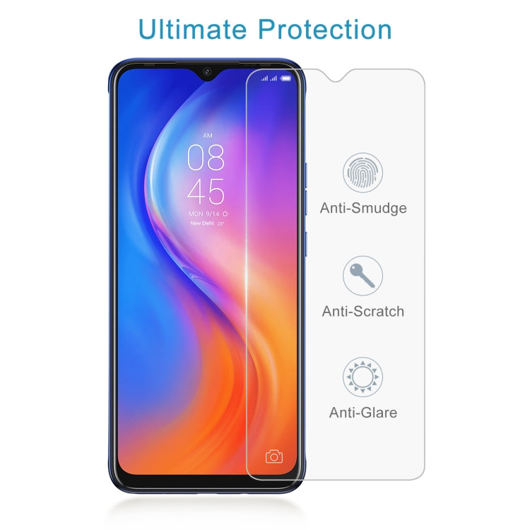 10 PCS 0.26mm 9H 2.5D Tempered Glass Film For Tecno Spark 6 Air