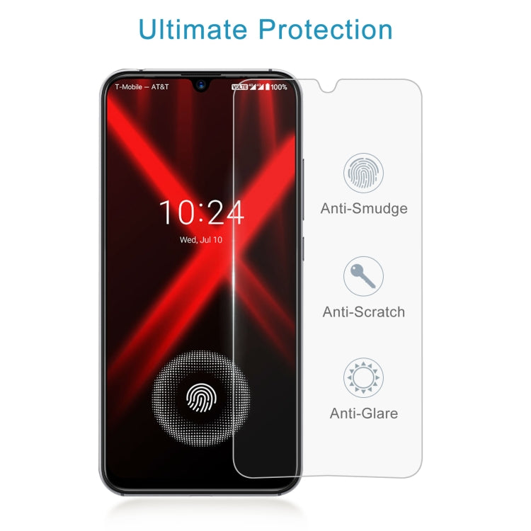 10 PCS 0.26mm 9H 2.5D Tempered Glass Film For Umidigi X