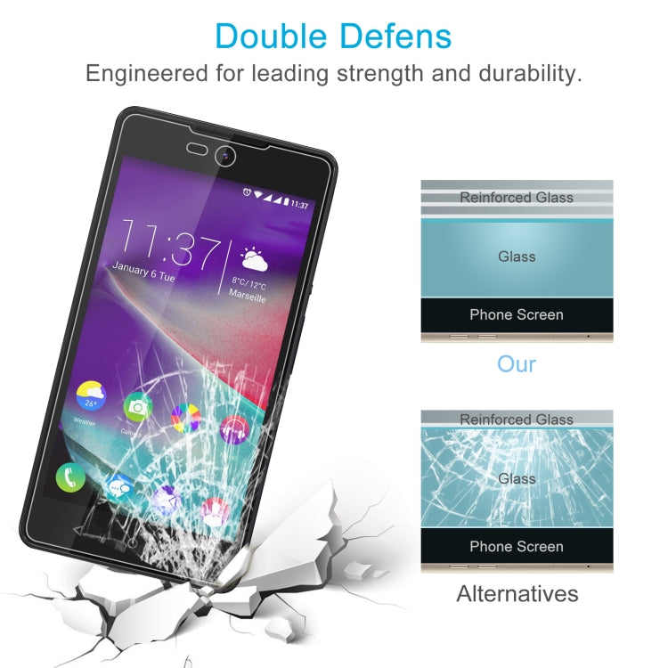 10 PCS 0.26mm 9H 2.5D Tempered Glass Film For Wiko Rainbow Lite