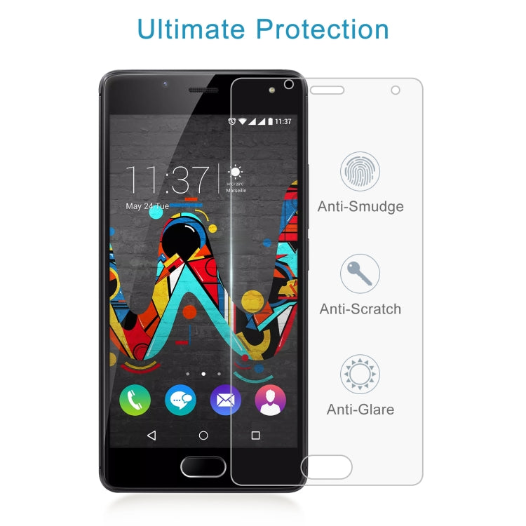 10 PCS 0.26mm 9H 2.5D Tempered Glass Film For Wiko Ufeel