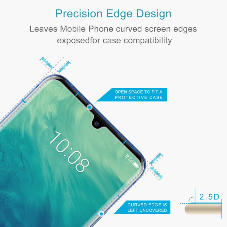 10 PCS 0.26mm 9H 2.5D Tempered Glass Film For ZTE Axon 10s Pro 5G