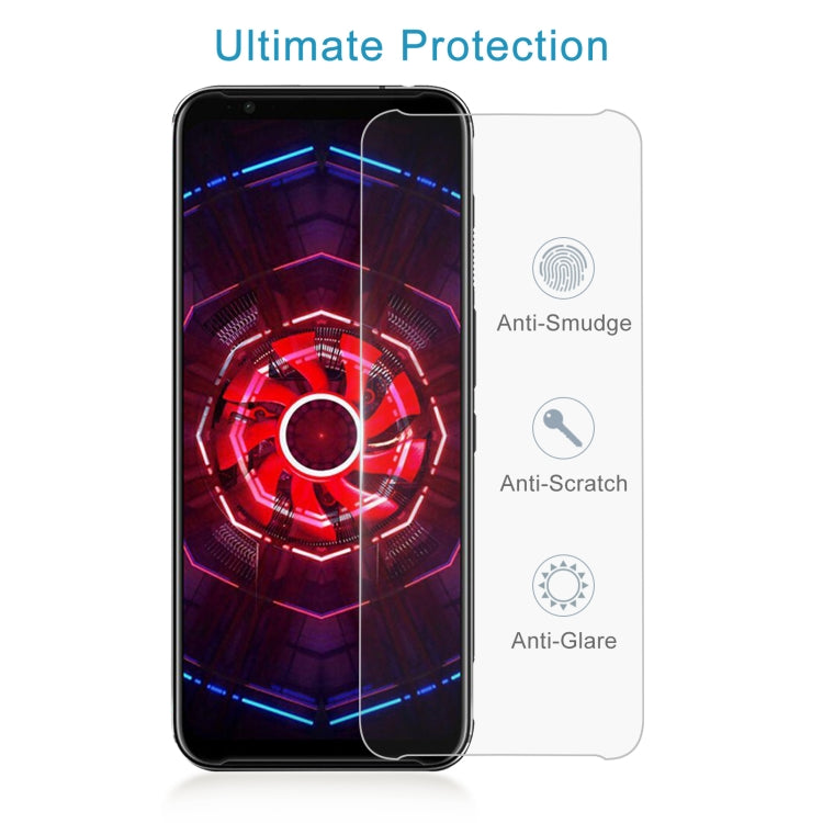 10 PCS 0.26mm 9H 2.5D Tempered Glass Film For ZTE nubia Red Magic 3s / 3