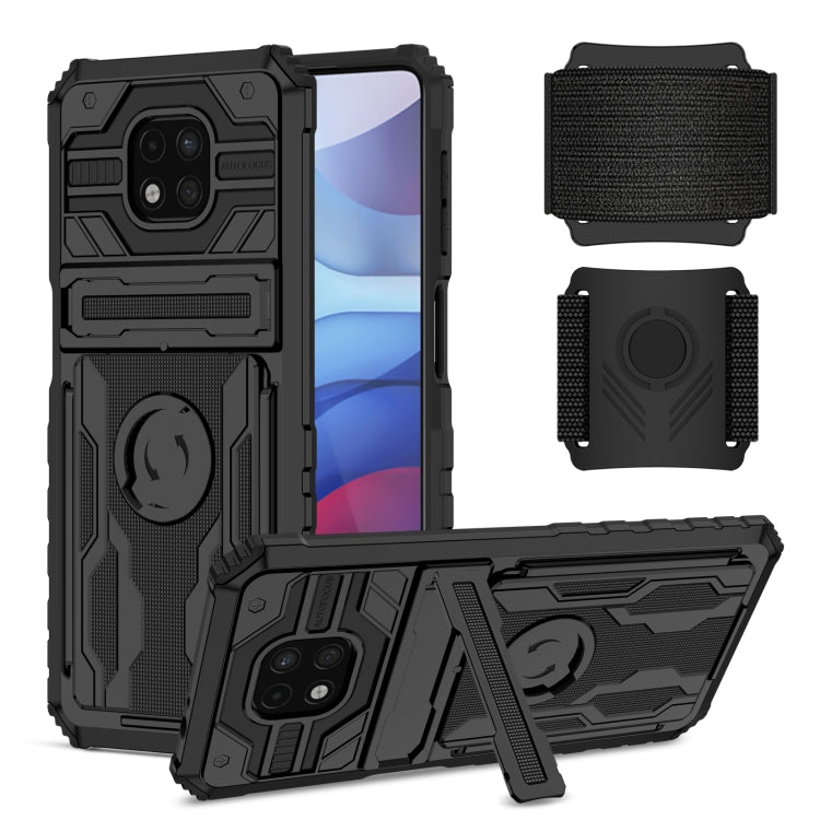For Motorola Moto G Power 2021 Armor Wristband Phone Case
