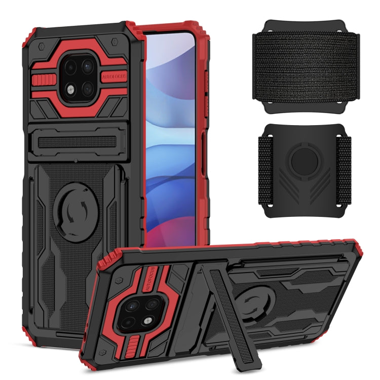For Motorola Moto G Power 2021 Armor Wristband Phone Case