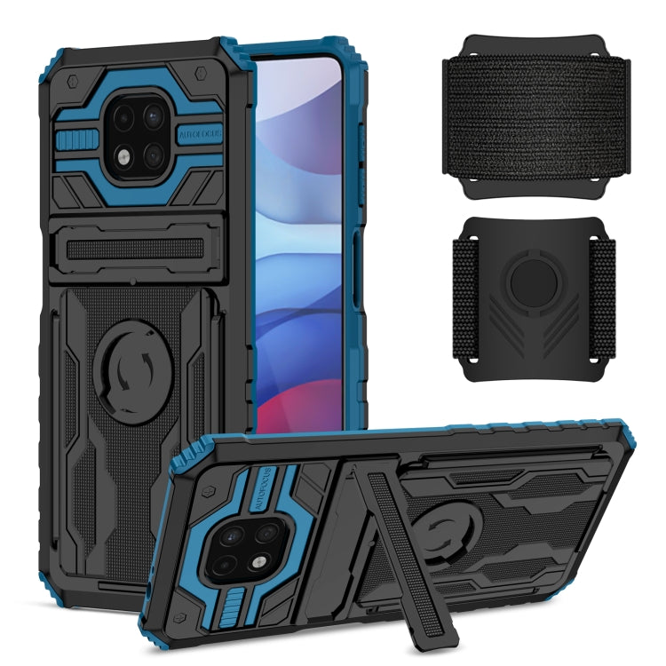 For Motorola Moto G Power 2021 Armor Wristband Phone Case