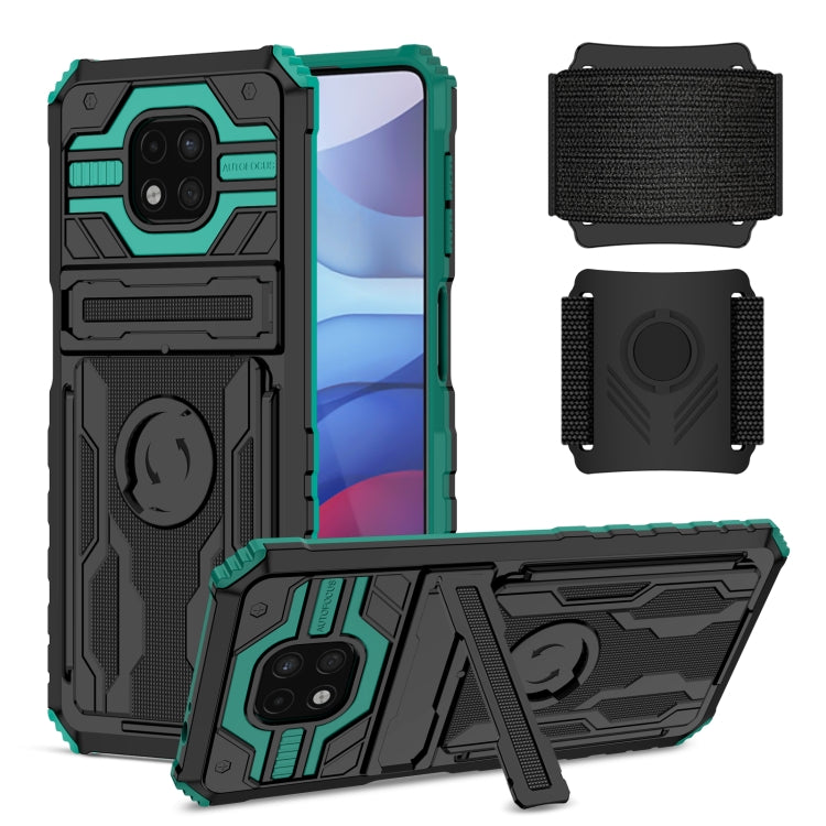 For Motorola Moto G Power 2021 Armor Wristband Phone Case