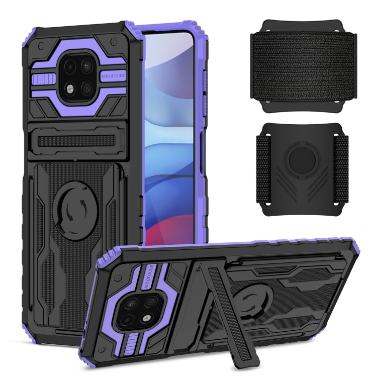 For Motorola Moto G Power 2021 Armor Wristband Phone Case