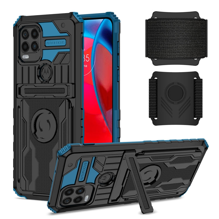 For Motorola Moto G Stylus 5G Armor Wristband Phone Case