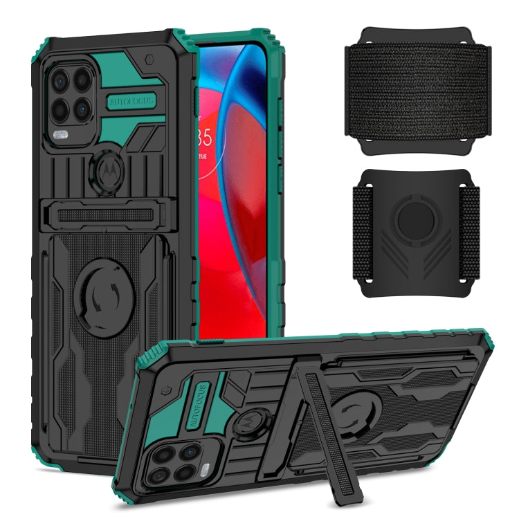 For Motorola Moto G Stylus 5G Armor Wristband Phone Case