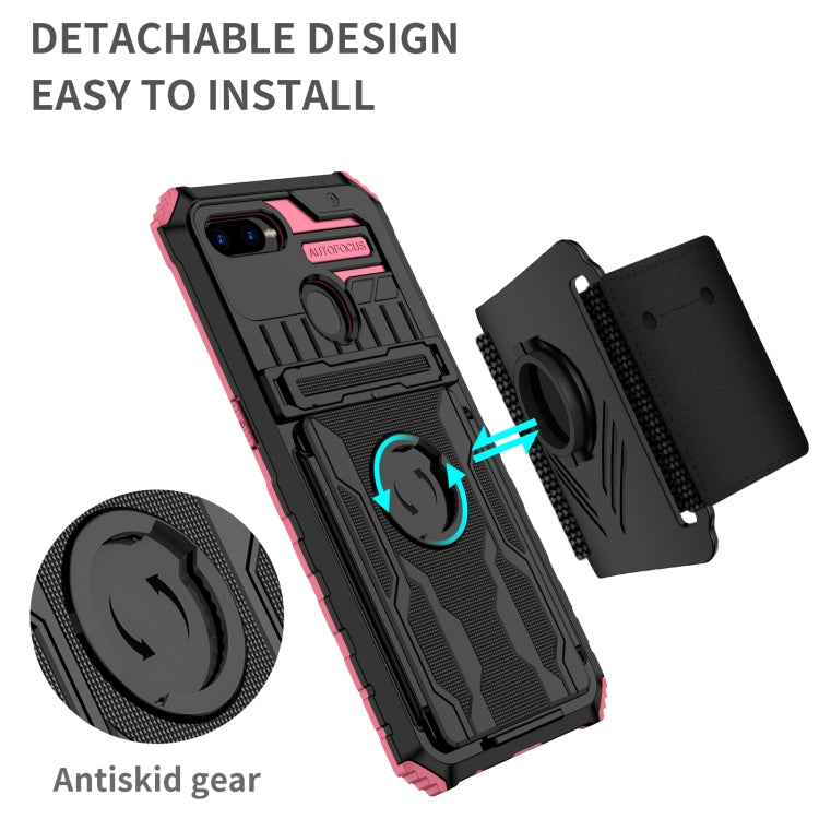 For OPPO A7 / A5s Armor Wristband Phone Case