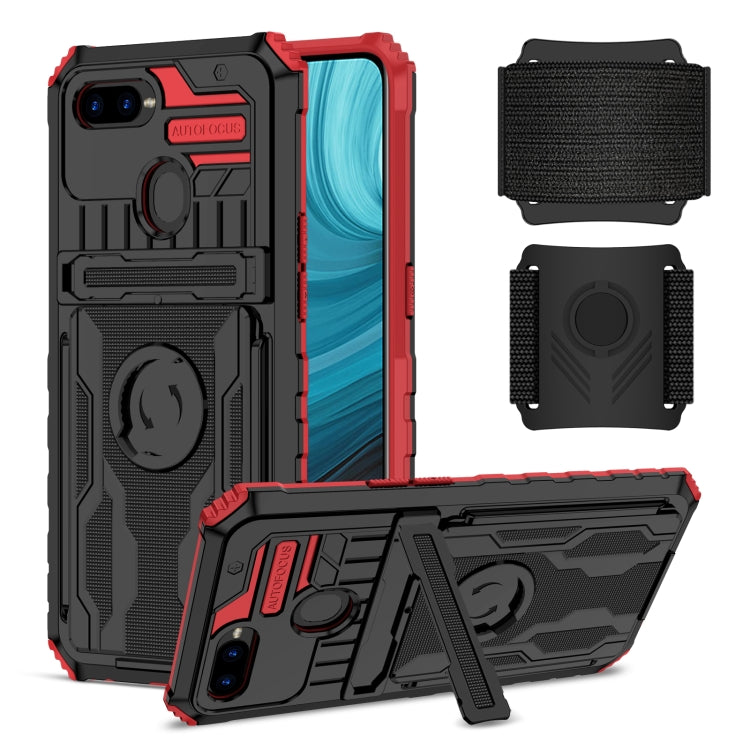 For OPPO A7 / A5s Armor Wristband Phone Case