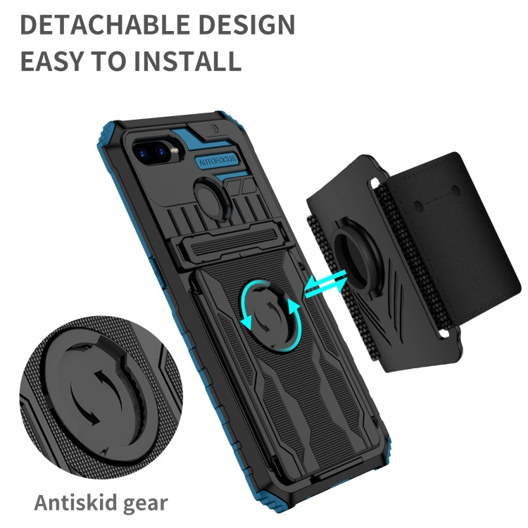 For OPPO A7 / A5s Armor Wristband Phone Case