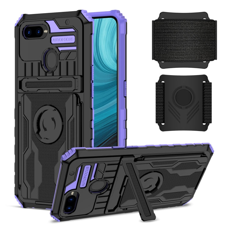 For OPPO A7 / A5s Armor Wristband Phone Case