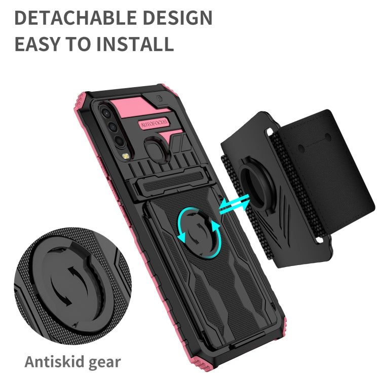 For vivo Y17 Armor Wristband Phone Case
