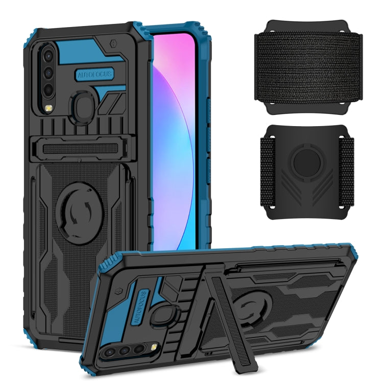 For vivo Y17 Armor Wristband Phone Case