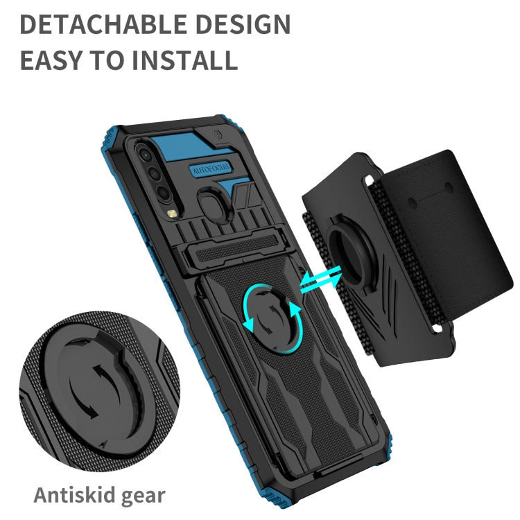 For vivo Y17 Armor Wristband Phone Case