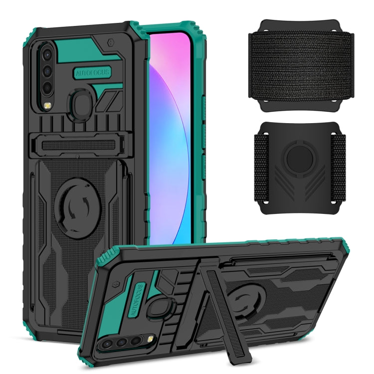 For vivo Y17 Armor Wristband Phone Case