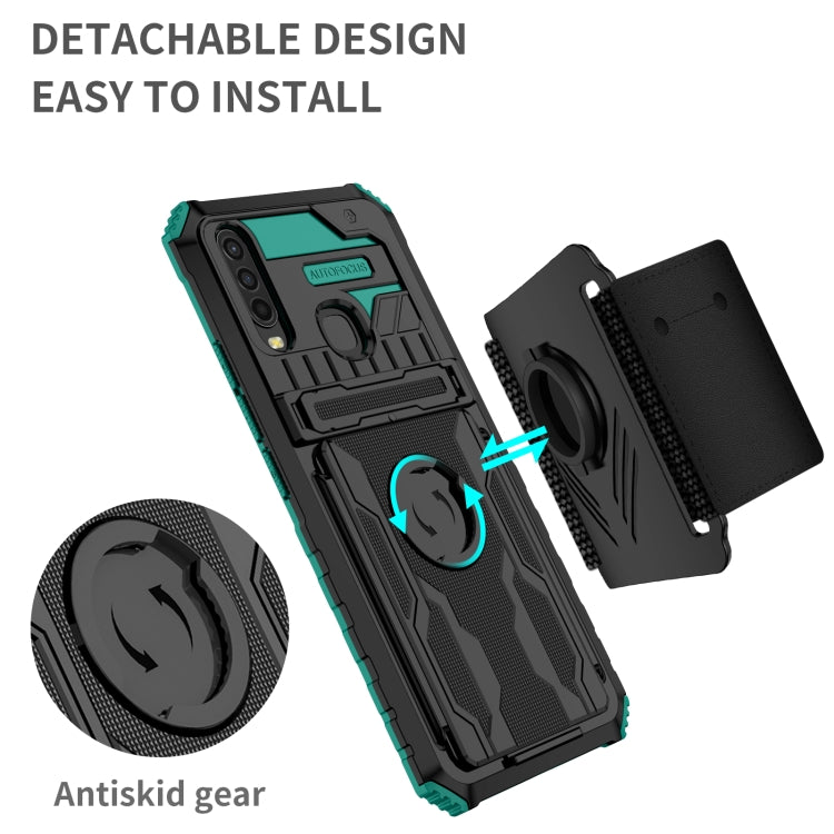 For vivo Y17 Armor Wristband Phone Case