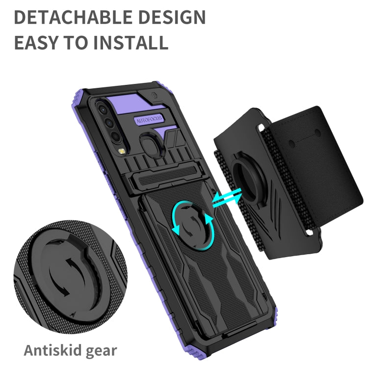 For vivo Y17 Armor Wristband Phone Case