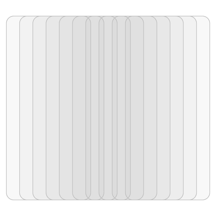 50 PCS 0.26mm 9H 2.5D Tempered Glass Film For TCL 10L