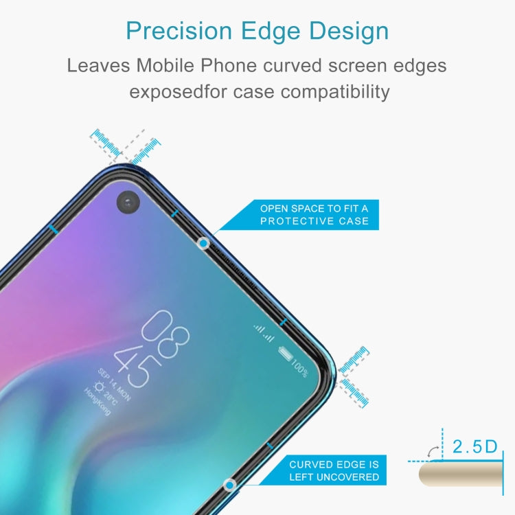 50 PCS 0.26mm 9H 2.5D Tempered Glass Film For Tecno Camon 12 Air