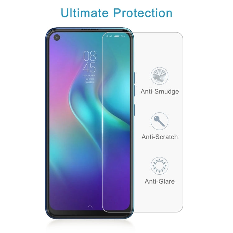 50 PCS 0.26mm 9H 2.5D Tempered Glass Film For Tecno Camon 12 Air